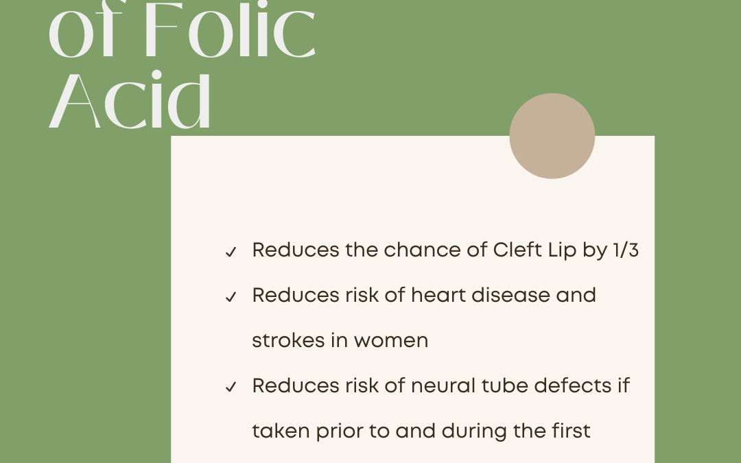 Folic Acid supplements may aid in the prevention of cleft lip and palate